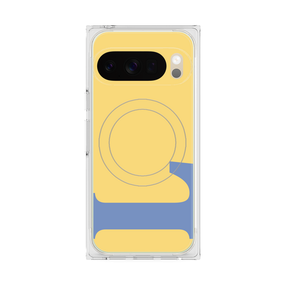 Premium Square Case with Pixelsnap［ Original - initial color - L yellow ］