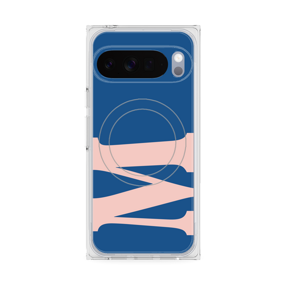 Premium Square Case with Pixelsnap［ Original - initial color - M navy ］