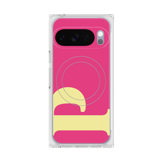 Premium Square Case with Pixelsnap［ Original - initial color - P pink ］