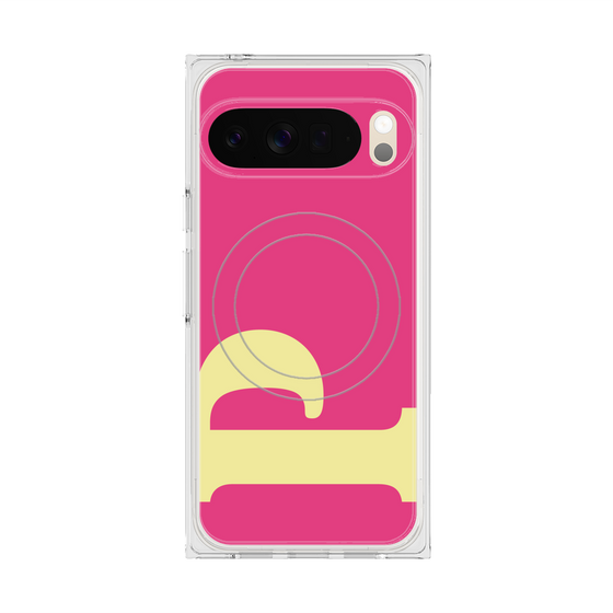 Premium Square Case with Pixelsnap［ Original - initial color - P pink ］
