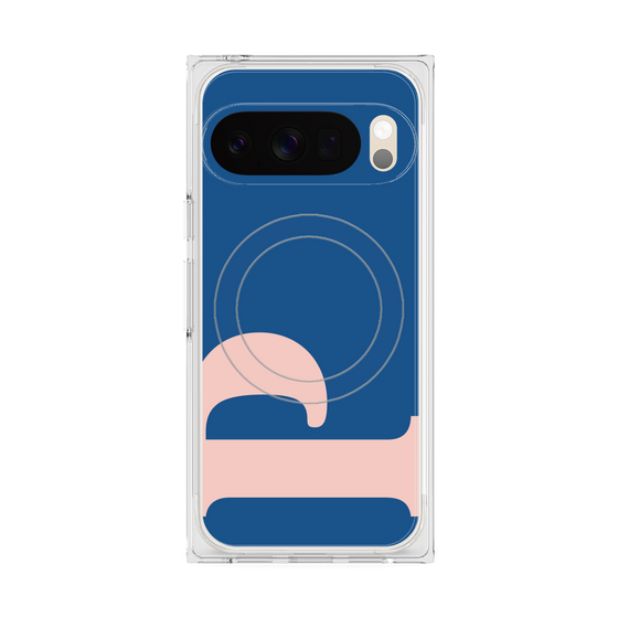 Premium Square Case with Pixelsnap［ Original - initial color - P navy ］
