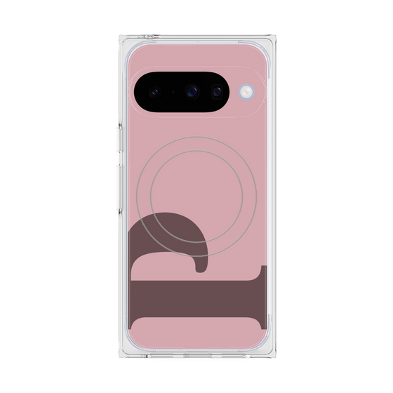 Premium Square Case with Pixelsnap［ Original - initial color - P dusty pink ］