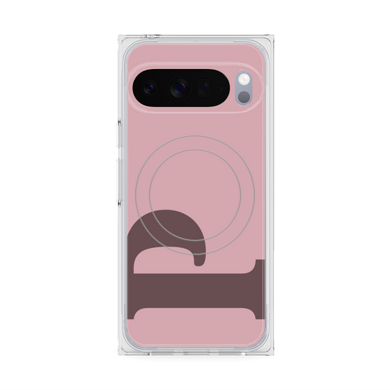 Premium Square Case with Pixelsnap［ Original - initial color - P dusty pink ］