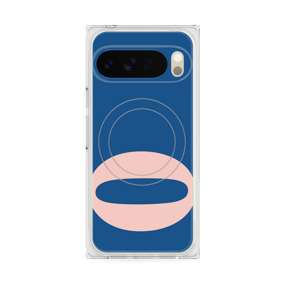 Premium Square Case with Pixelsnap［ Original - initial color - Q navy ］