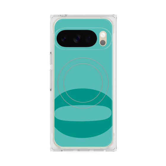 Premium Square Case with Pixelsnap［ Original - initial color - Q light green ］