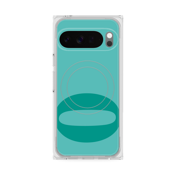 Premium Square Case with Pixelsnap［ Original - initial color - Q light green ］