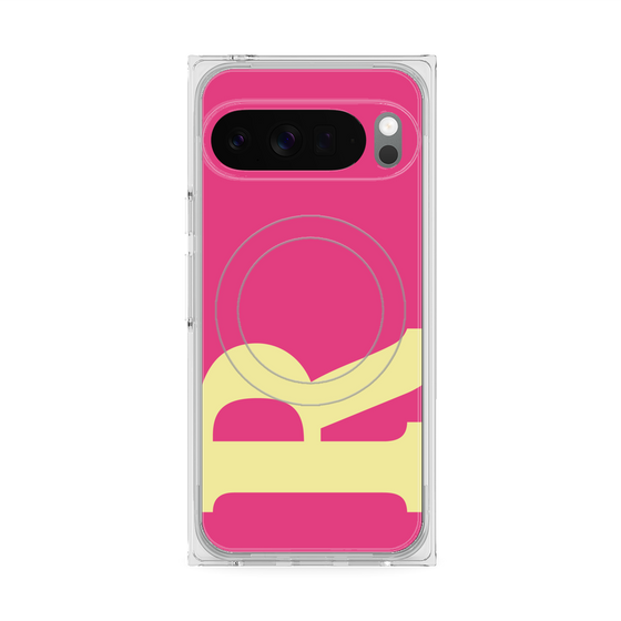 Premium Square Case with Pixelsnap［ Original - initial color - R pink ］
