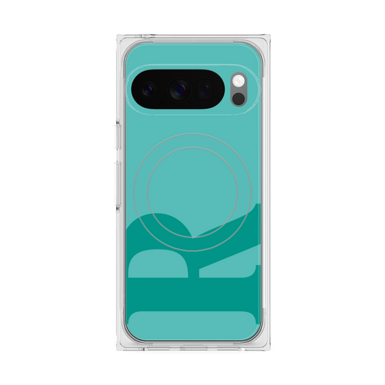 Premium Square Case with Pixelsnap［ Original - initial color - R light green ］