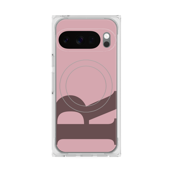 Premium Square Case with Pixelsnap［ Original - initial color - R dusty pink ］