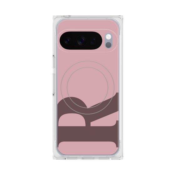Premium Square Case with Pixelsnap［ Original - initial color - R dusty pink ］