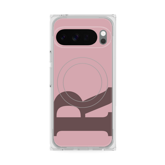 Premium Square Case with Pixelsnap［ Original - initial color - R dusty pink ］