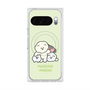 Premium Square Case with Pixelsnap［ Mossari Mosao - Everyone Together - Green ］
