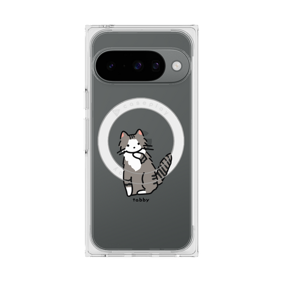 Premium Square Case with Pixelsnap［ Original - CASEPLAY Cat - tabby ］