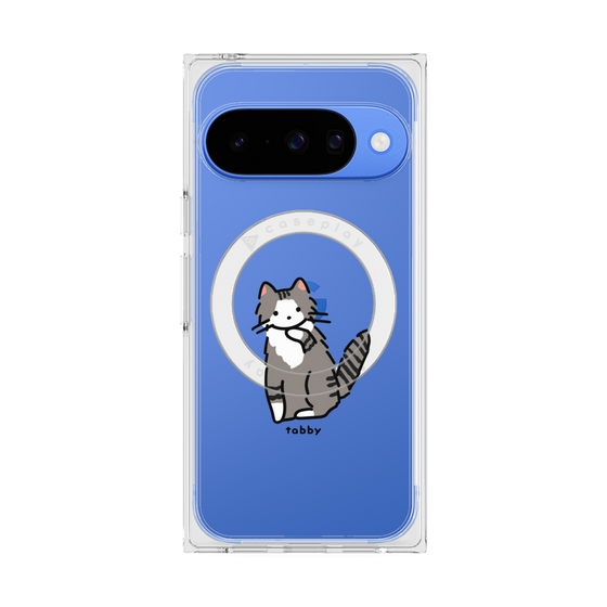 Premium Square Case with Pixelsnap［ Original - CASEPLAY Cat - tabby ］