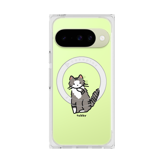Premium Square Case with Pixelsnap［ Original - CASEPLAY Cat - tabby ］