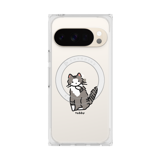 Premium Square Case with Pixelsnap［ Original - CASEPLAY Cat - tabby ］