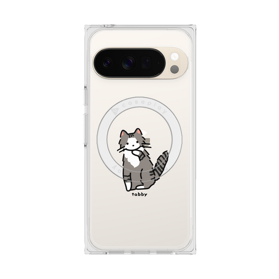 Premium Square Case with Pixelsnap［ Original - CASEPLAY Cat - tabby ］