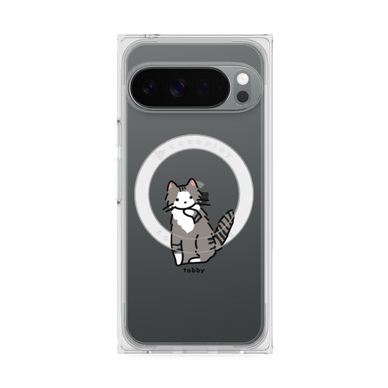 Premium Square Case with Pixelsnap［ Original - CASEPLAY Cat - tabby ］