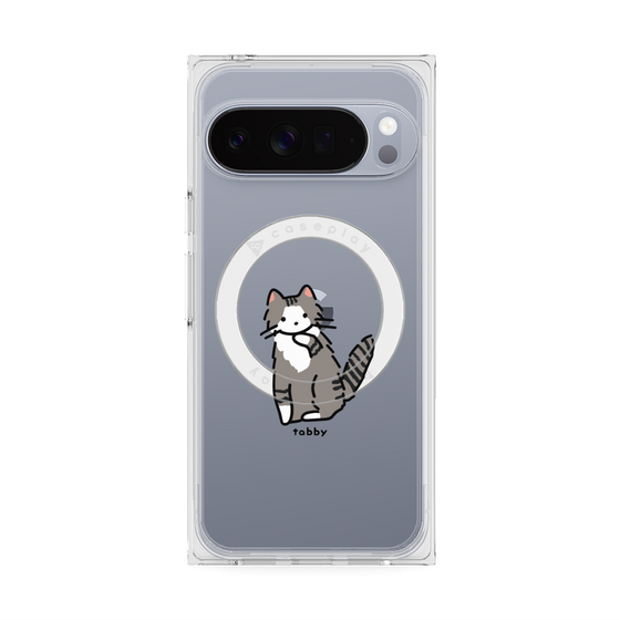 Premium Square Case with Pixelsnap［ Original - CASEPLAY Cat - tabby ］