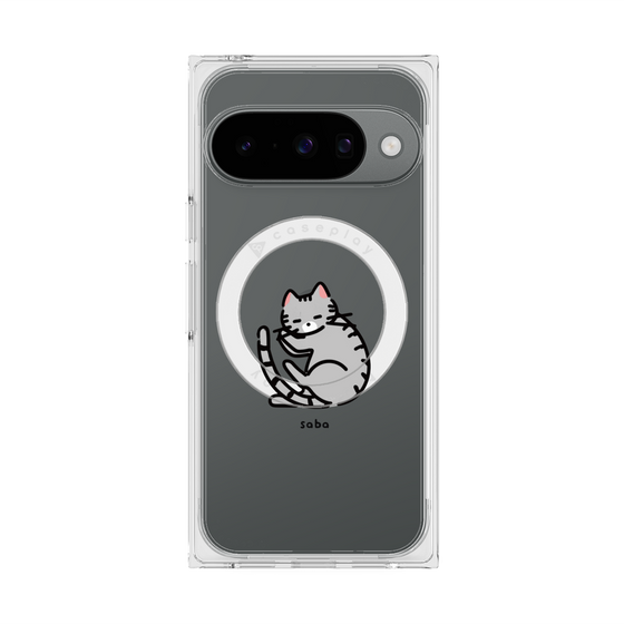 Premium Square Case with Pixelsnap［ Original - CASEPLAY Cat - Saba ］