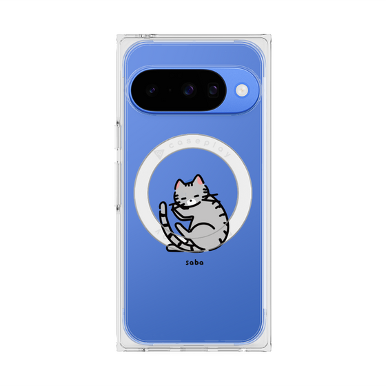 Premium Square Case with Pixelsnap［ Original - CASEPLAY Cat - Saba ］