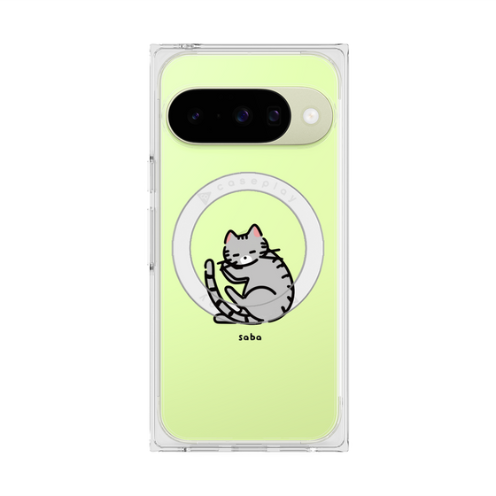 Premium Square Case with Pixelsnap［ Original - CASEPLAY Cat - Saba ］