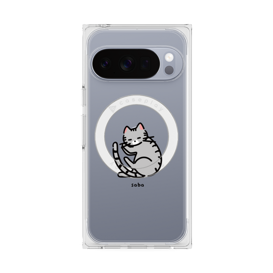 Premium Square Case with Pixelsnap［ Original - CASEPLAY Cat - Saba ］