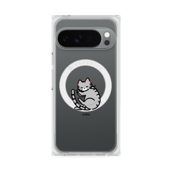 Premium Square Case with Pixelsnap［ Original - CASEPLAY Cat - Saba ］