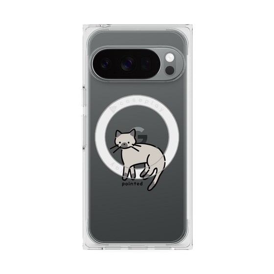 Premium Square Case with Pixelsnap［ Original - CASEPLAY Cat - pointed ］