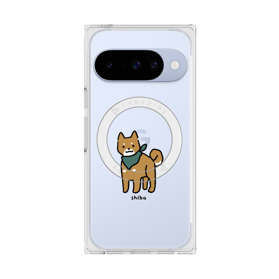 Premium Square Case with Pixelsnap［ Original - CASEPLAY Dog - shiba ］