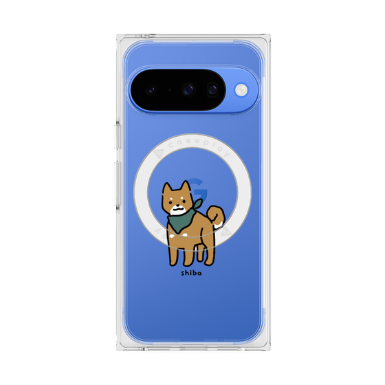 Premium Square Case with Pixelsnap［ Original - CASEPLAY Dog - shiba ］