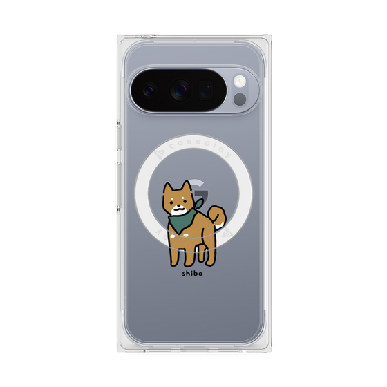 Premium Square Case with Pixelsnap［ Original - CASEPLAY Dog - shiba ］