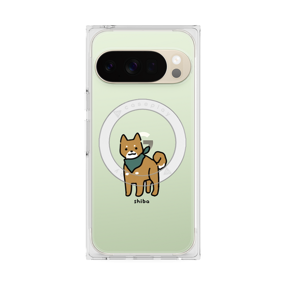 Premium Square Case with Pixelsnap［ Original - CASEPLAY Dog - shiba ］