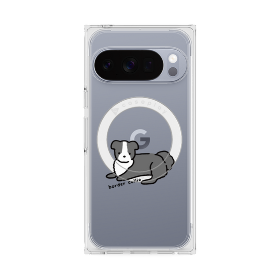 Premium Square Case with Pixelsnap［ Original - CASEPLAY Dog - border collie ］