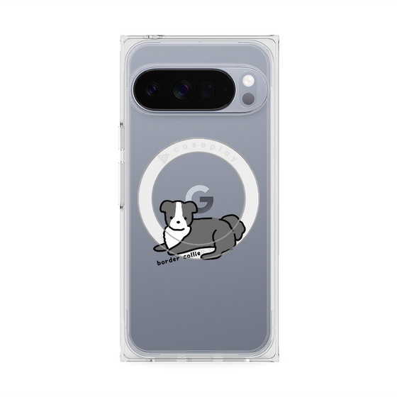 Premium Square Case with Pixelsnap［ Original - CASEPLAY Dog - border collie ］