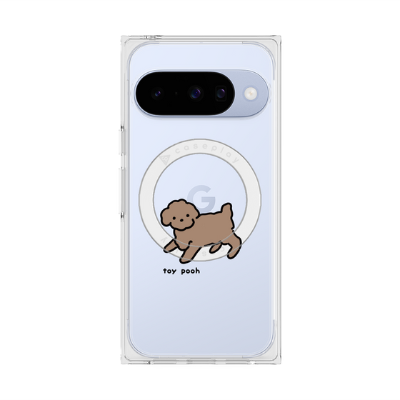 Premium Square Case with Pixelsnap［ Original - CASEPLAY Dog - Toy Pooh ］