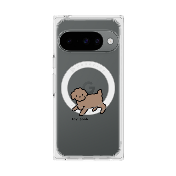 Premium Square Case with Pixelsnap［ Original - CASEPLAY Dog - Toy Pooh ］