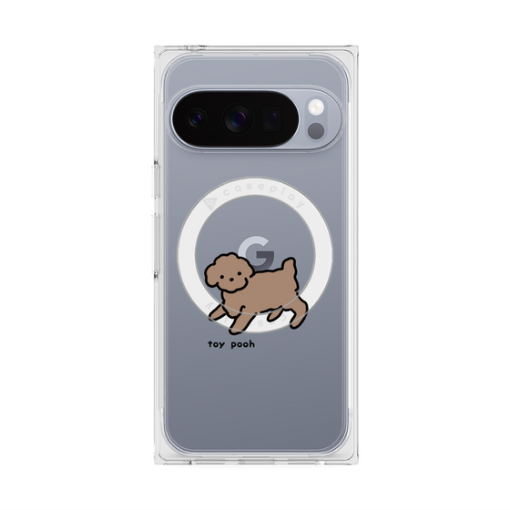 Premium Square Case with Pixelsnap［ Original - CASEPLAY Dog - Toy Pooh ］