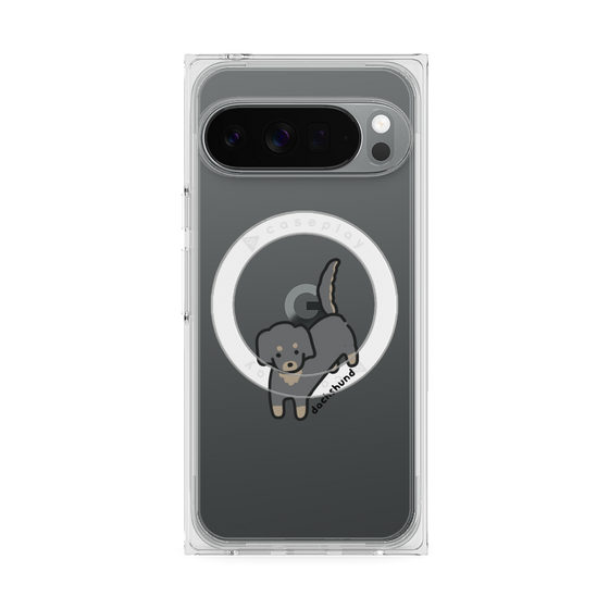 Premium Square Case with Pixelsnap［ Original - CASEPLAY Dog - Dachshund ］