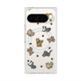Premium Square Case with Pixelsnap［ Original - CASEPLAY Dog All-over Pattern - color ］