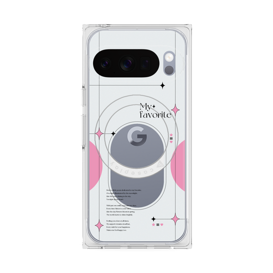 Premium Square Case with Pixelsnap［ Original - Instax Case - Pink ］