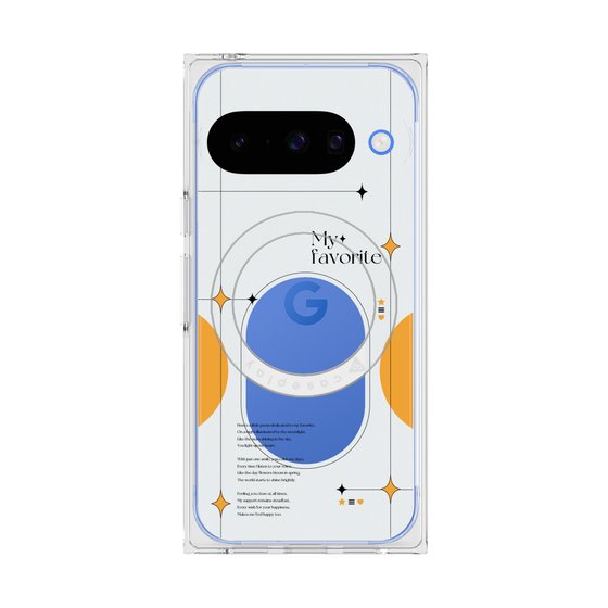 Premium Square Case with Pixelsnap［ Original - Instax Case - Orange ］