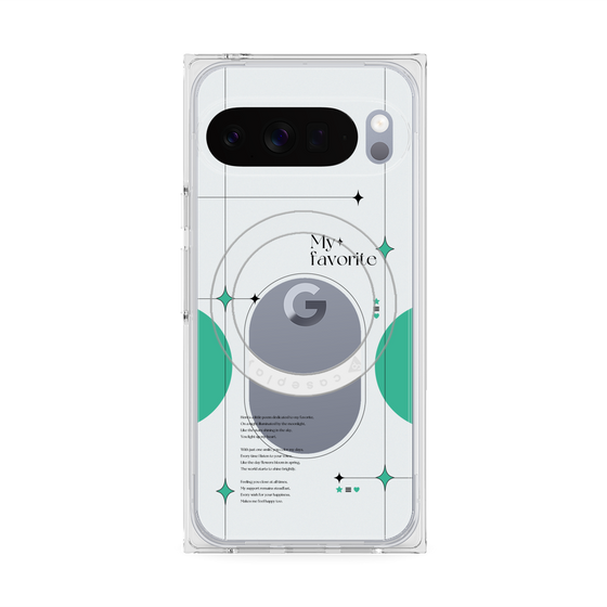 Premium Square Case with Pixelsnap［ Original - Instax Case - Green ］