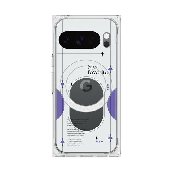 Premium Square Case with Pixelsnap［ Original - Instax Case - Purple ］