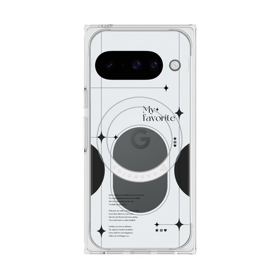 Premium Square Case with Pixelsnap［ Original - Instax Case - Black ］