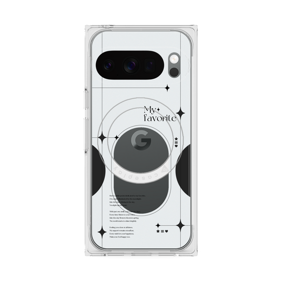 Premium Square Case with Pixelsnap［ Original - Instax Case - Black ］