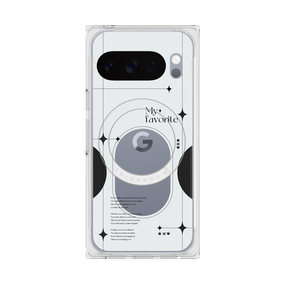 Premium Square Case with Pixelsnap［ Original - Instax Case - Black ］