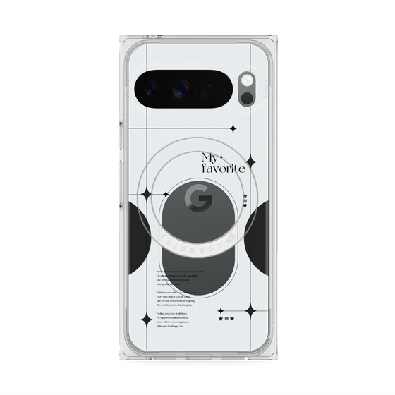 Premium Square Case with Pixelsnap［ Original - Instax Case - Black ］