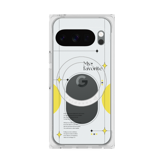 Premium Square Case with Pixelsnap［ Original - Instax Case - Yellow ］