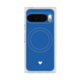 Premium Square Case with Pixelsnap［ Original - Favorite Color Heart - Blue ］